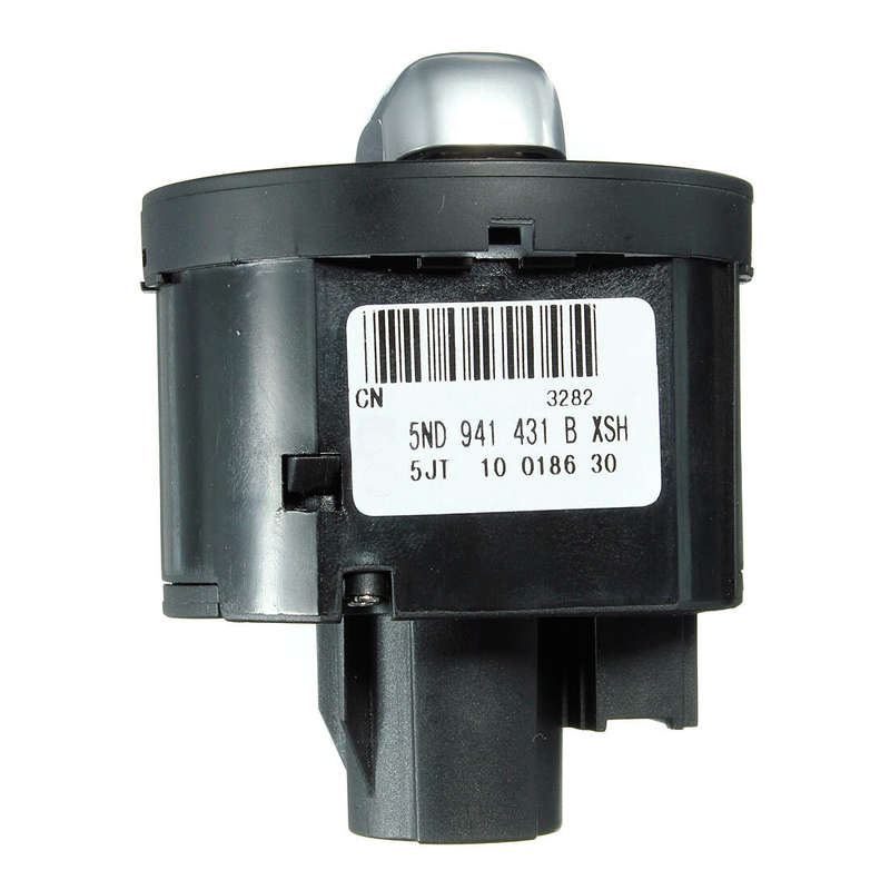 Chrome Headlight Switch Fog Light Switch With Auto Function 5Nd941431B For Vw