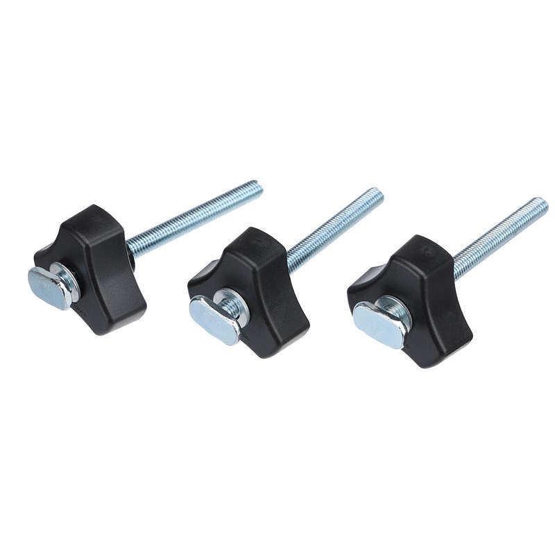 10 Pack T Bolt and Nut Set M8 Woodworking Tool Jigs Screw Slot Fastener and Through Hole Nut Miter T