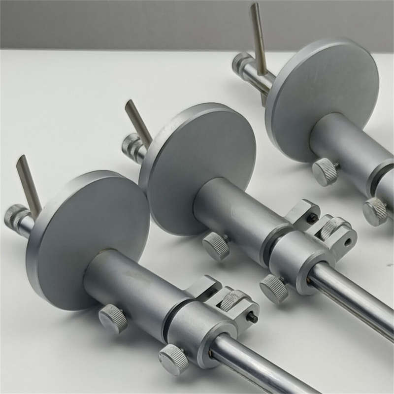 ETOPOO Woodworking Marking Tool with Stainless Steel Round Plate for Precise 0-500mm Lines - Perfect