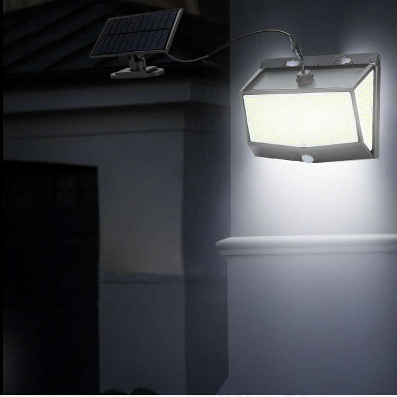 468 LED Super Bright Outdoor Solar Lamp Waterproof 3 Modes Motion Sensor Human Induction Solar Garde