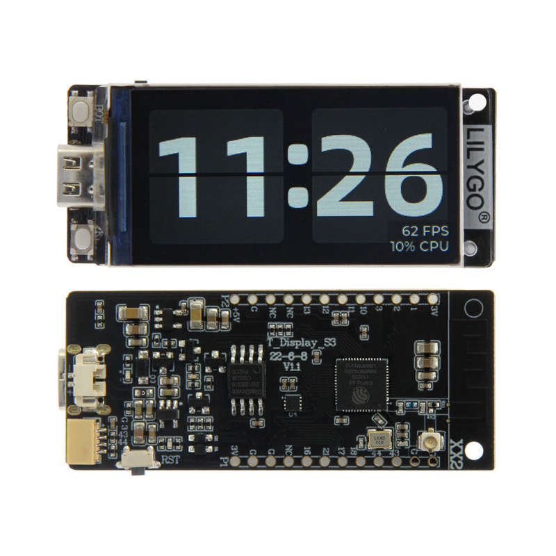 LILYGO T-Display-S3 ESP32-S3 1.9 inch ST7789 LCD Display Development Board WIFI Bluetooth5.0 Wireles