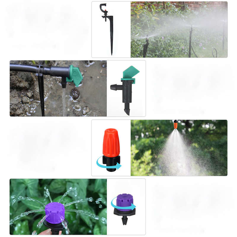 GOTGELIF 29M 153PCS Drip Irrigation Kit Automatic Sprinkler DIY Garden Watering Micro Drip Irrigatio