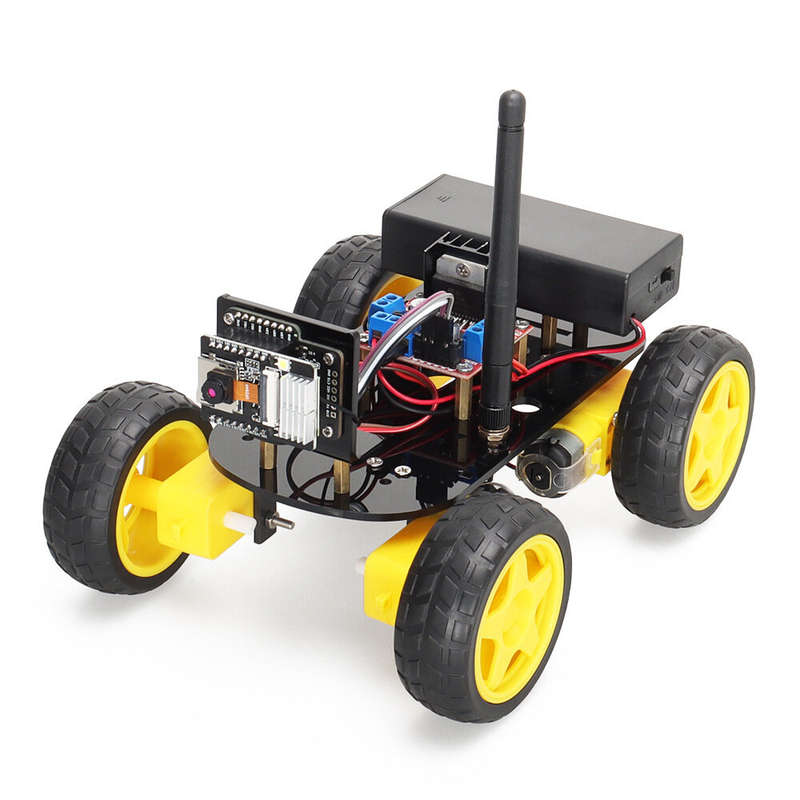 Robot Starter Kit For Arduino Programming with ESP32 Camera and Codes Learning Develop Skill Basic V
