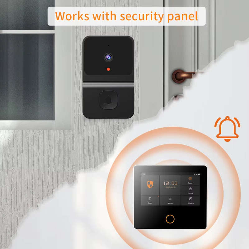 Intelligent Video Doorbell Visual Doorbell Camera WiFi Tuya Smart Wireless Door Bell Chime APP Two-W