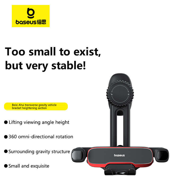 Baseus Car Gravity Mobile Phone Holder Air Vent Horizontal Air Outlet 360 Dashboard Navigation Stand