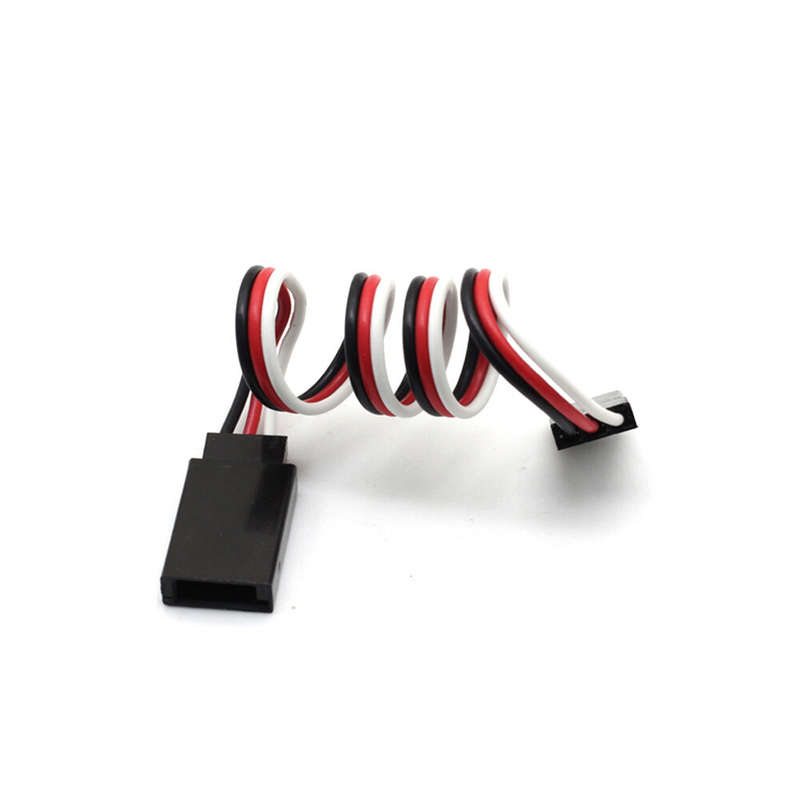 10 PCS JR Plug Male to Female Servo Extension Cable 3P 100mm 30Core for Futaba and JR Servos / RC Ca