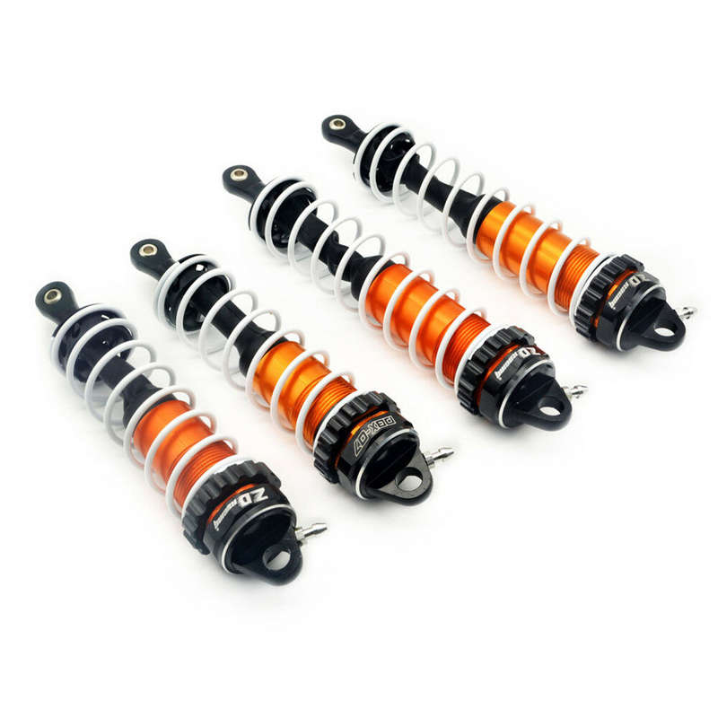 ZD Racing DBX-07 1/7 Metal Oil Filled Rear Shock Damper Absorber with Adjustment Ring 8659 RC Car Ve