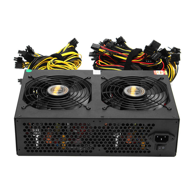 3450W Miner Power Supply 140mm Cooling Fan ATX 12V Version 2.31 Computer Power Supply Mining for BTC