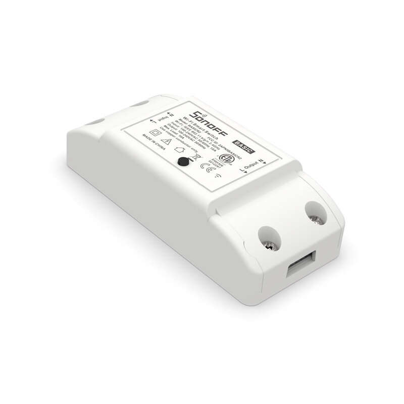 Sonoff Basic R2 Wifi DIY Smart Switch Remote Controller Timer Light Switch Module 10A for Smart Home