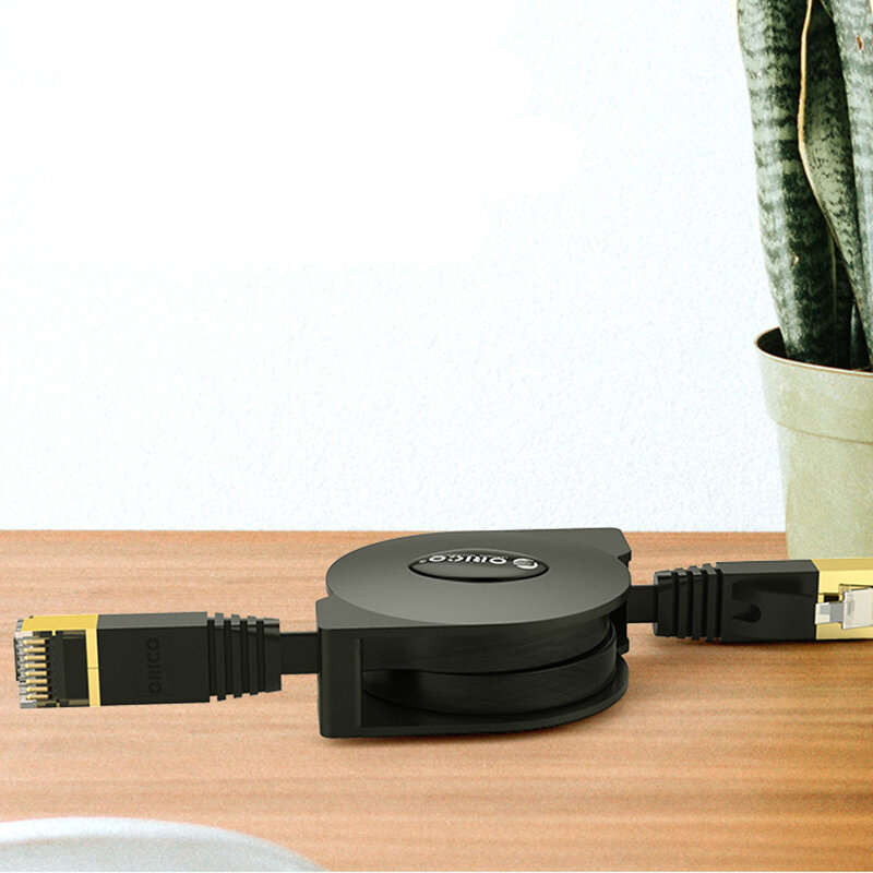 ORICO PUG-LGC6 2M Retractable Ethernet Cable Portable LAN Internet Network Cable 1000Mbps CAT-6 Netw