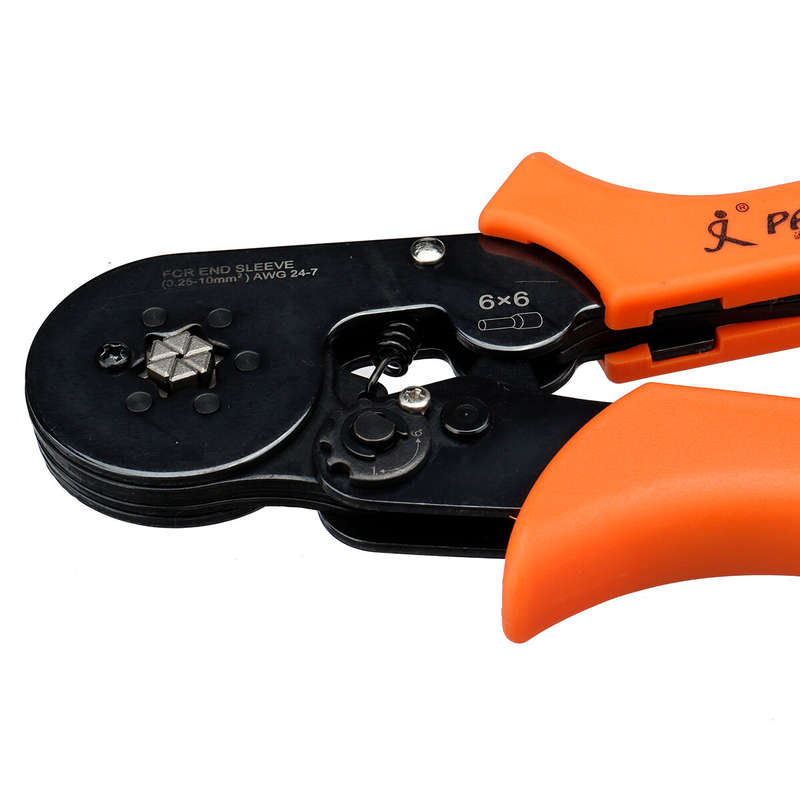 PARON JX-1687S Ratchet Type Labor-Saving 6 Side Terminal Crimping Plier