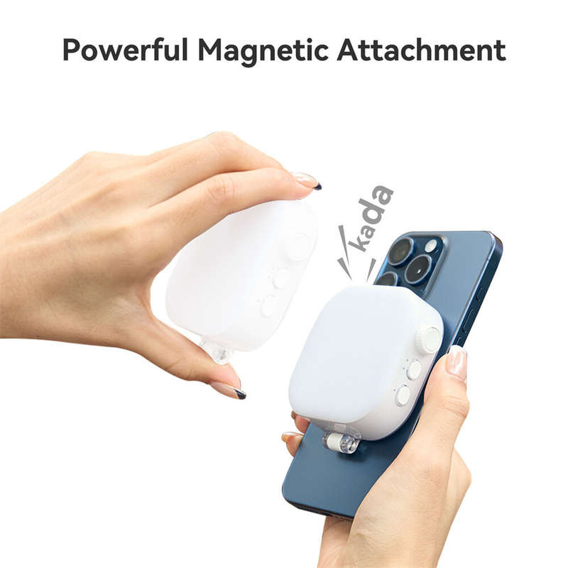 TELESIN Magnetic Fill Light RGB Full Color 2500K-9000K Portable LED Fill Light 2000mAh Rechargeable
