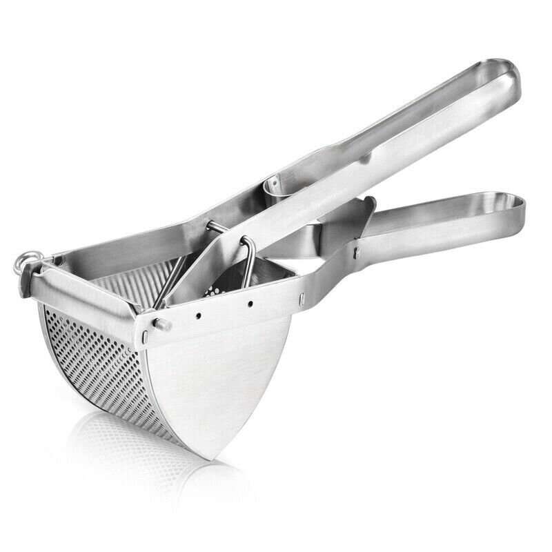 Stainless Steel Potato Masher Juicer Manual Heavy Duty Mud Press Masher Multi-purpose Fruit Lemon Ju