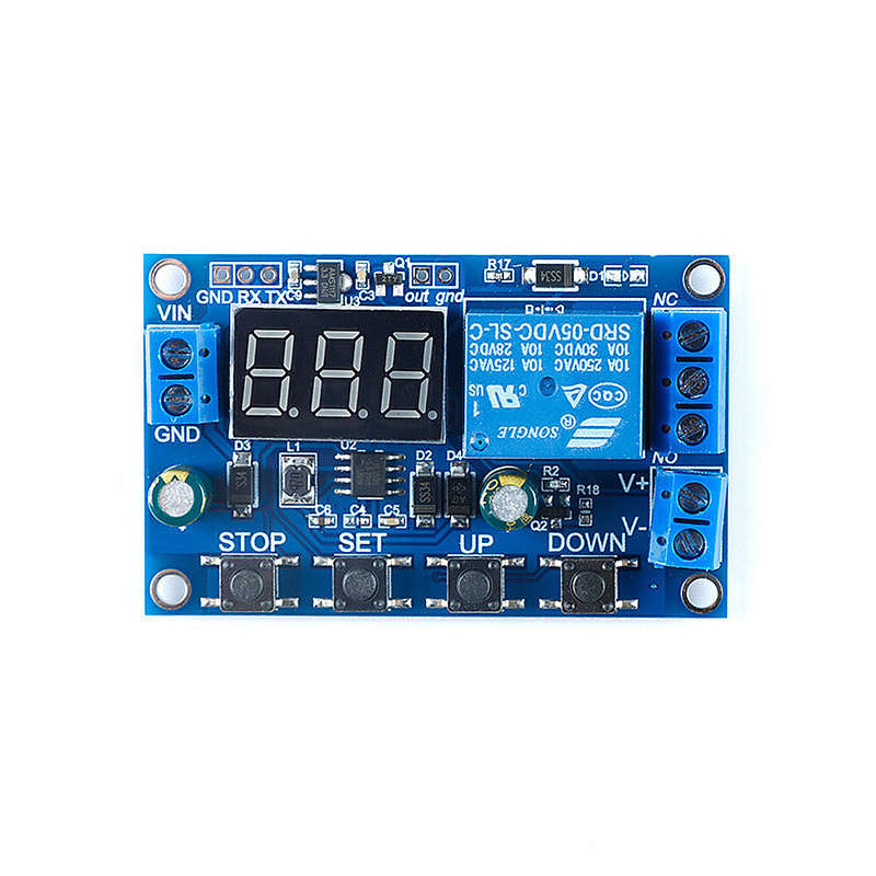 DC 6-40V Battery Charger Discharger Board Integrated Voltmeter Undervoltage Overvoltage Protection M