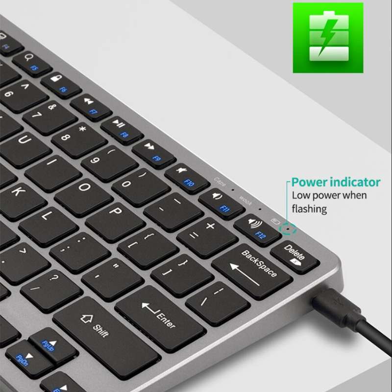 Mini Multimedia Keyboard Mouse Set For Laptop PC TV Android BT 5.0 & 2.4G Wireless Keyboard and Mous