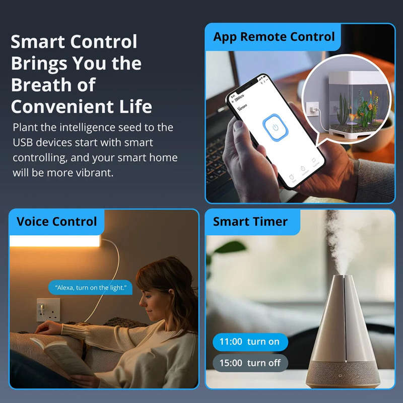 SONOFF ZBMicro Zigbe Micro USB Smart Adaptor Fast Charging EFR32MG21 Chip Wide Transmit Coverage Voi