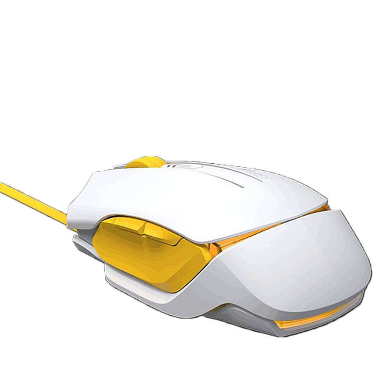 James Donkey 112W Wired USB Mouse 800-3200DPI Ergonomics Monochromatic Light Unwound Cable Sweatproo