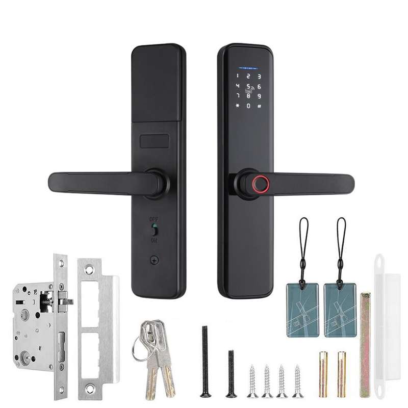 WAFU WF-007B-PRO Tuya Bluetooth Smart Fingerprint Electronic Lock Indoor Password Office Door Lock f