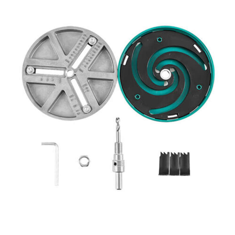 Universal Adjustable Hole Opener Saw Cutter Drill Bit Woodworking Plastic Punching Tool For Gypsum B