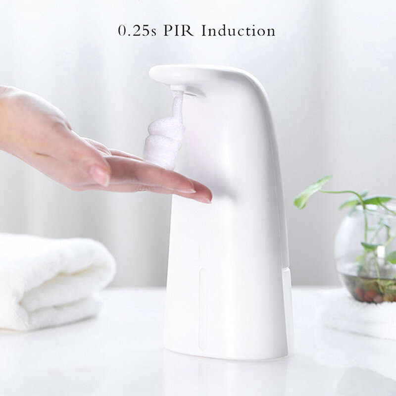 X3 Auto PIR Induction Liquid Soap Foaming Dispenser 250ml Toushless Infrared Sensor Hand Washer Fami