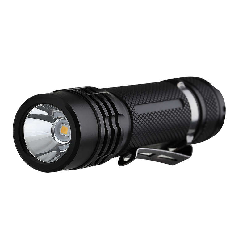 Folomov 18650S 900LM 167m Compact EDC Flashlight Come with 18650 Battery USB Rechargeable Mini LED T