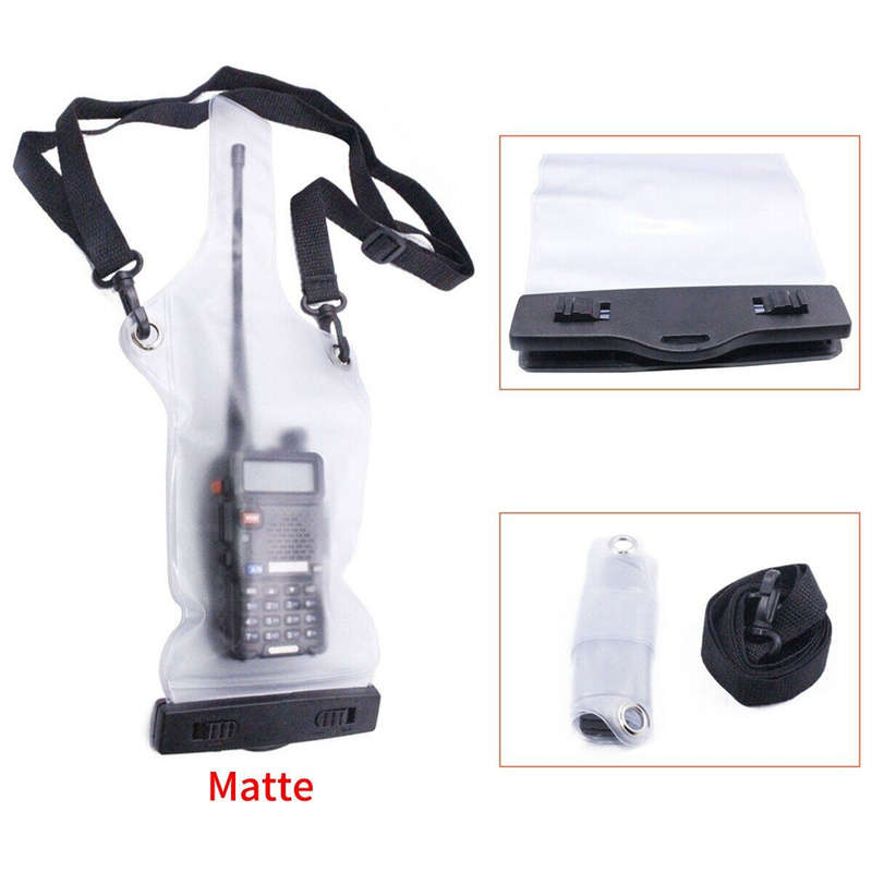 Waterproof Walkie Talkie Pouch Water Resistant Dustproof Case for Motorola Baofeng UV-5R BF-888S UV5