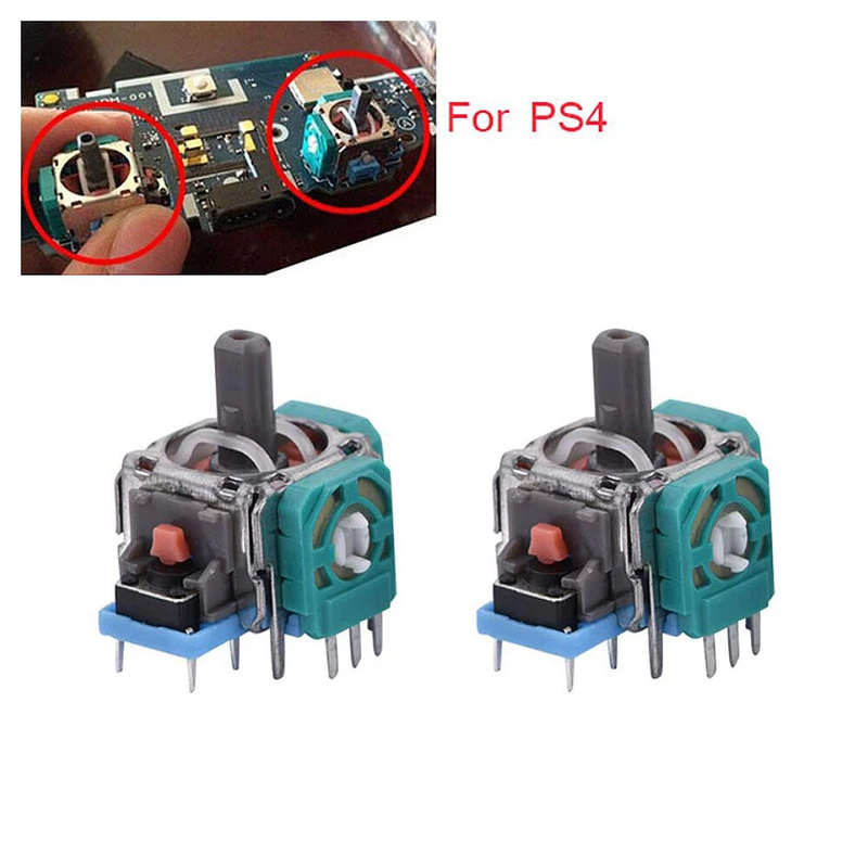 Controller Replacement Parts for PS4 Original Controller Rocker Pad Thumb Stick Grip Trigger Button
