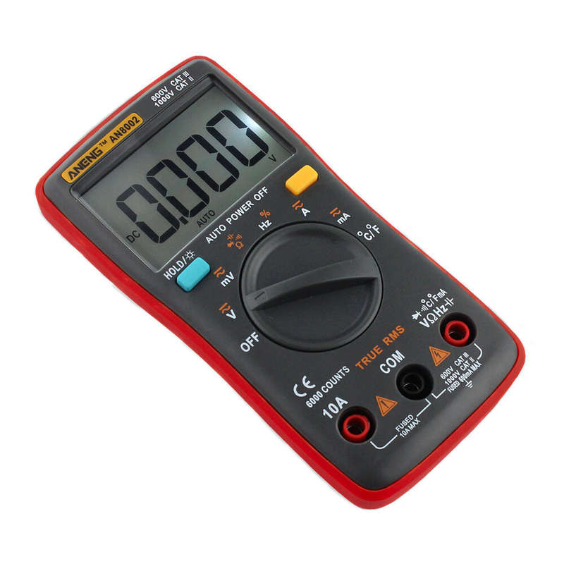 ANENG AN8002 Digital True RMS 6000 Counts Multimeter AC/DC Current Voltage Frequency Resistance Temp
