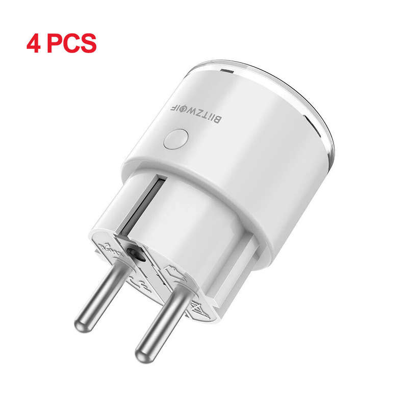 [4PCS] BlitzWolf BW-SHP6 Pro 15A 3450W WiFi Smart Plug Wireless Power Socket Outlet Energy Monitorin