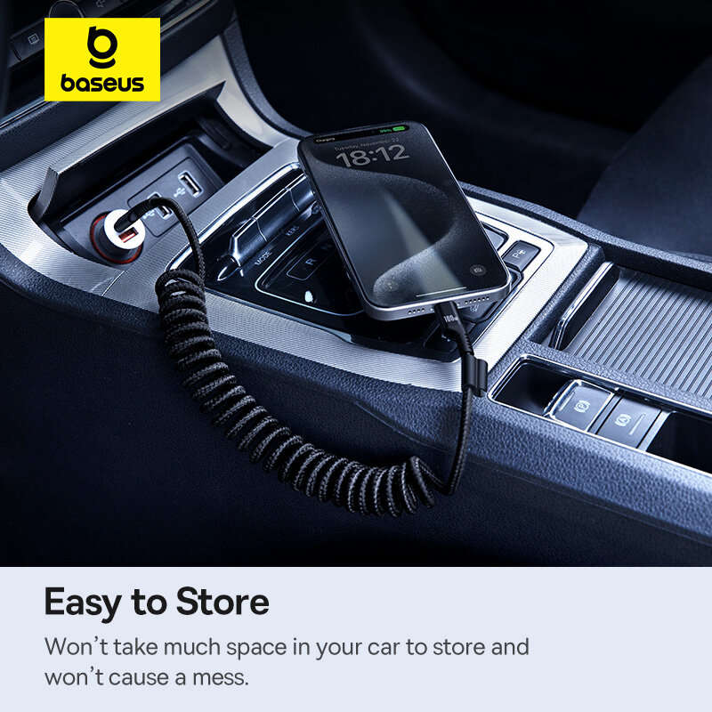 Baseus 1M USB-C to USB-C Cable 100W High Power Delivery Car Fast Charging Data Cable for Charging Ph