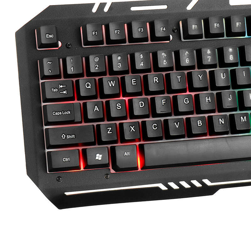 BANDA G11 Keyboard Mouse Combo 104 Keys Suspended Keycaps Gaming Keyboard 6 Buttons 3600DPI LED Ligh