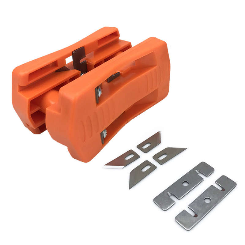 Double Edge Trimmer Side Banding Machine Wood Head Tail Trimming for Plastic PVC Plywood Manual Wood