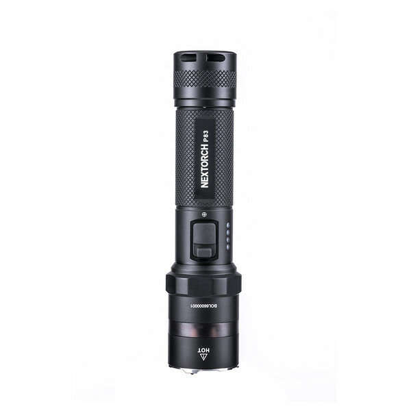 NEXTORCH P83 1300LM Strong Light Rechargeable LED Flashlight Red And Blue Glitter Outdoor Tactics Su