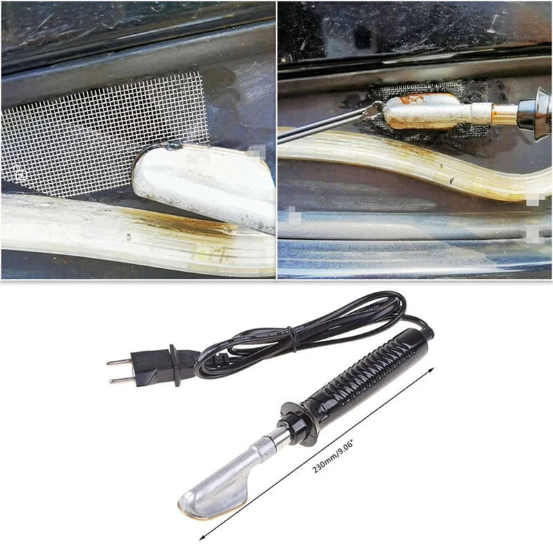 50W Car Bumper Repair Electric Soldering Iron Leather Ironing Tool Material Welding Kit Smooth Tool
