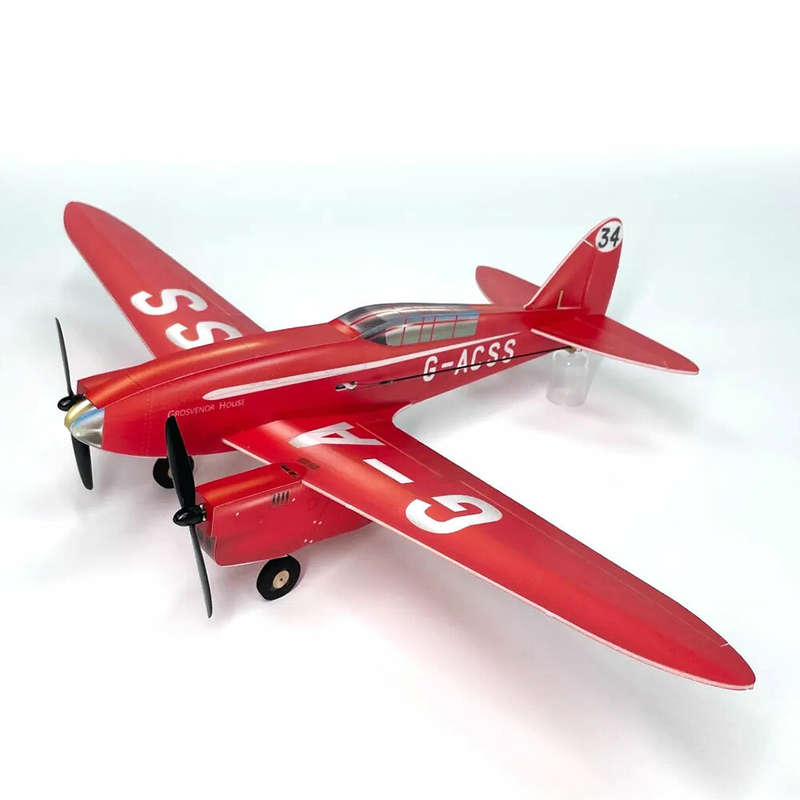 MinimumRC de Havilland DH.88 Dual Motor 460mm Wingspan KT Foam FPV RC Airplane KIT+Motor