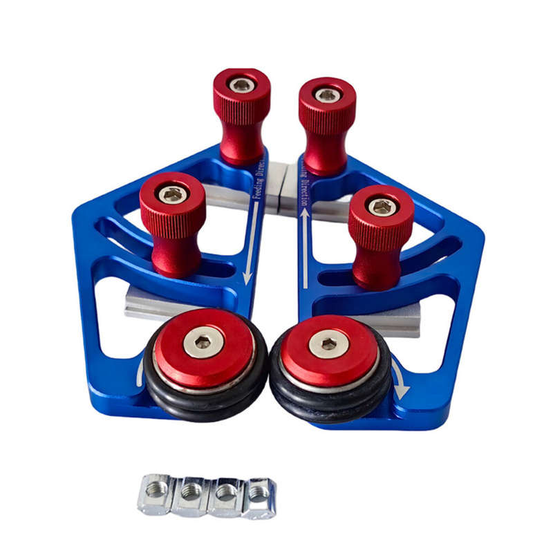 Woodworking Table Saw Dual Feed Pressure Rollers Bidirectional Feeding No Rebound Safety Features Pe