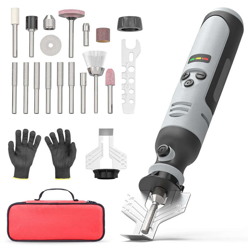 Cordless Chainsaw Sharpener Electric Handheld Chainsaw Sharpening Kit High Speed Chainsaw Sharpening