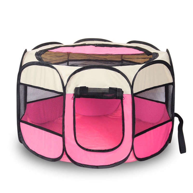 Outdoors Large Dogs Pet House Breathable Portable Dog Tent for Dog House Octagon Pet Playpen