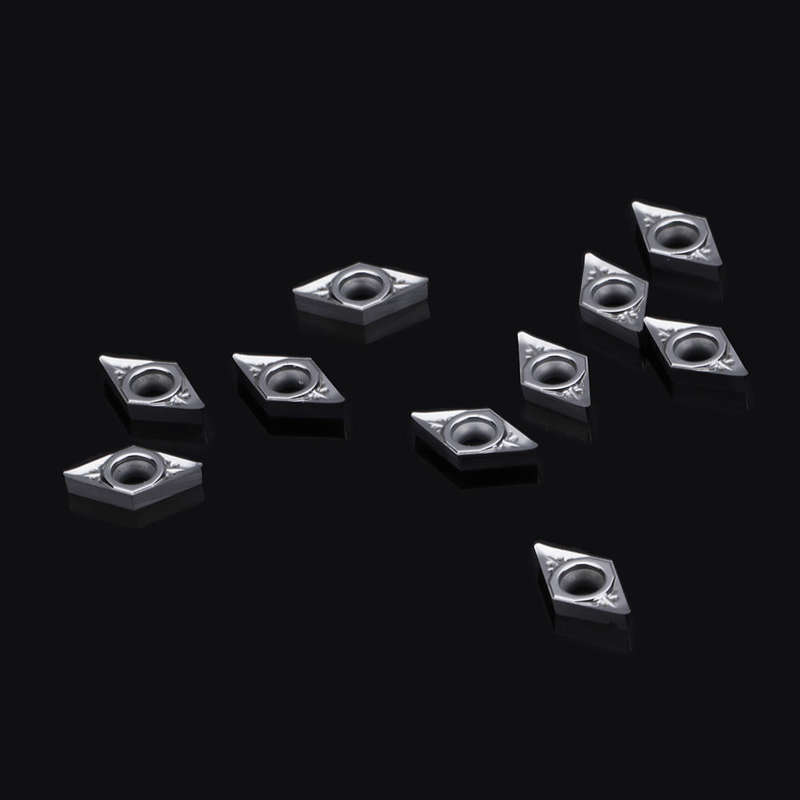 MACHIFIT 10pcs DCGT070204-AK H01 Aluminum Cutter Blade Carbide Insert Cutting Tool For CNC Turning T
