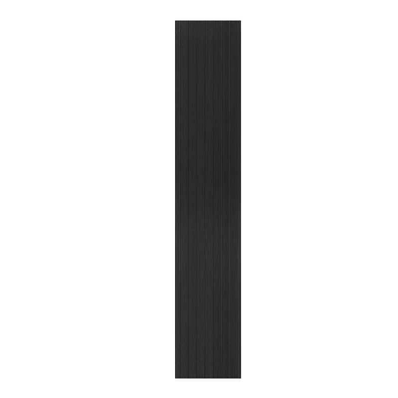2400x450x6mm EVA Foam Faux Teak Boat Flooring Decking Sheet Pad Dark Grey and Black Line