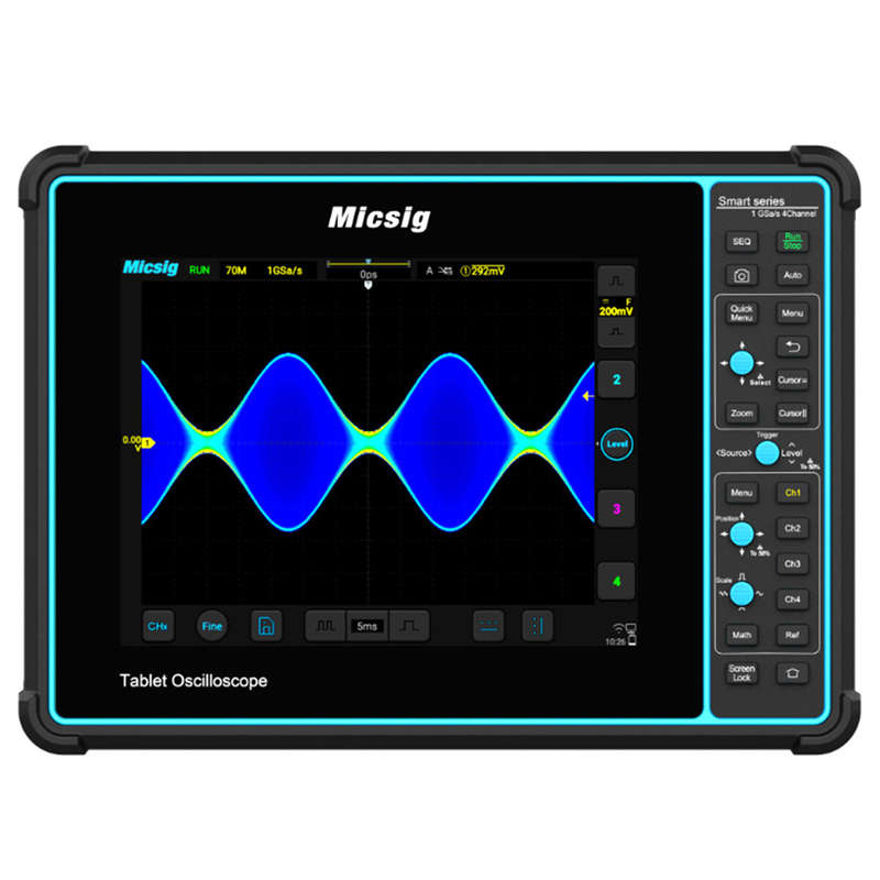 Micsig STO2002 Tablet Oscilloscope 200MHz Bandwidth 1G Sa/s Sampling Rate 8-inch Touchscreen Advance