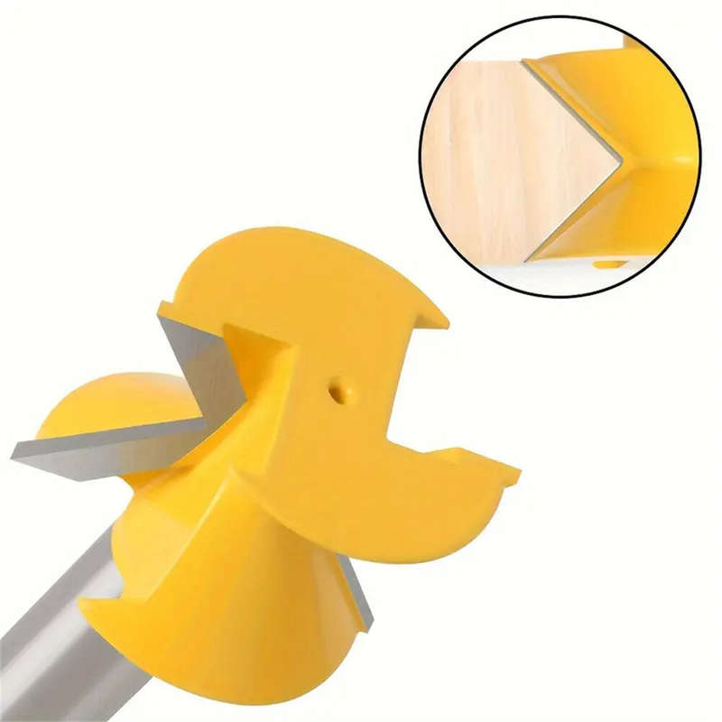 90 Degree Edge Banding Assembly Router Bit 45 Gauge Steel Tungsten Steel Carbide Material Woodworkin