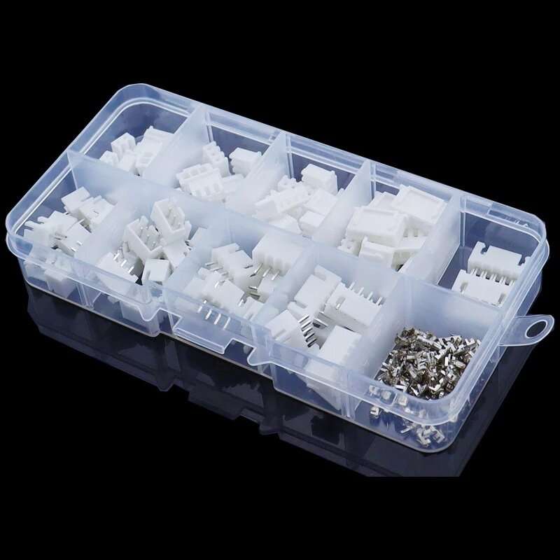 230PCS 2P 3P 4P 5P XH2.54mm Spacing Terminal JST Terminal Connector Kit