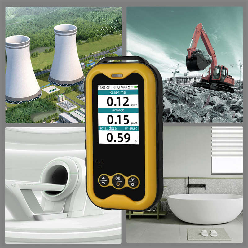 FS-5000 Nuclear Radiation Tester 2.4-inch TFT LED Glass Geiger Counter High Sensitivity Reliable Dos