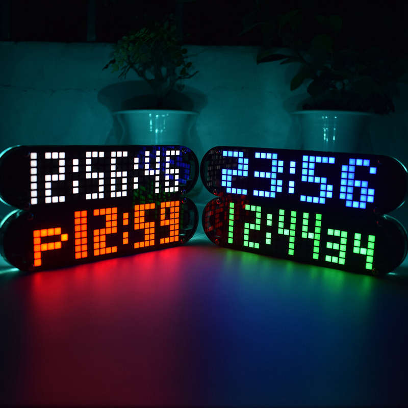Geekcreit DS3231 High Accuracy Multifunction LED Dot Matrix Animation Effects Clock DIY Kit