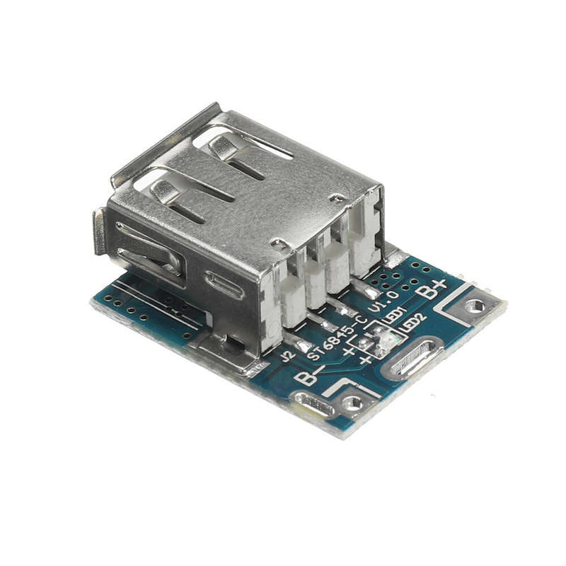 Micro USB 5V Lithium Battery Charger Boost Protection Board Li-Po Li-ion 18650 Power Bank Charger Bo