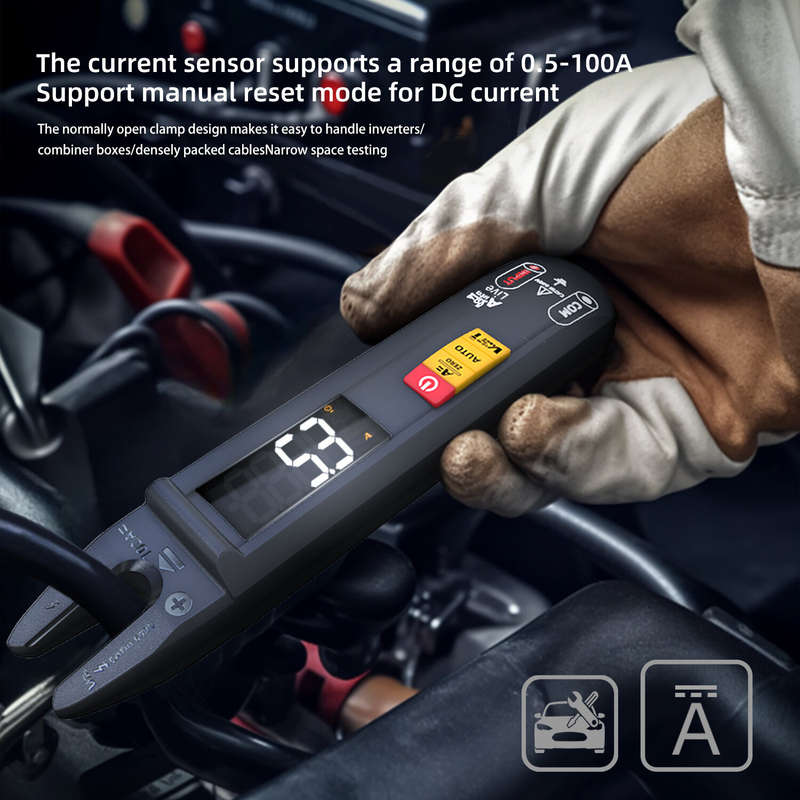 MUSTOOL U0 High Precision U-shaped Clamp Multimeter AC/DC Current Voltage Resistance T-RMS Auto Mult