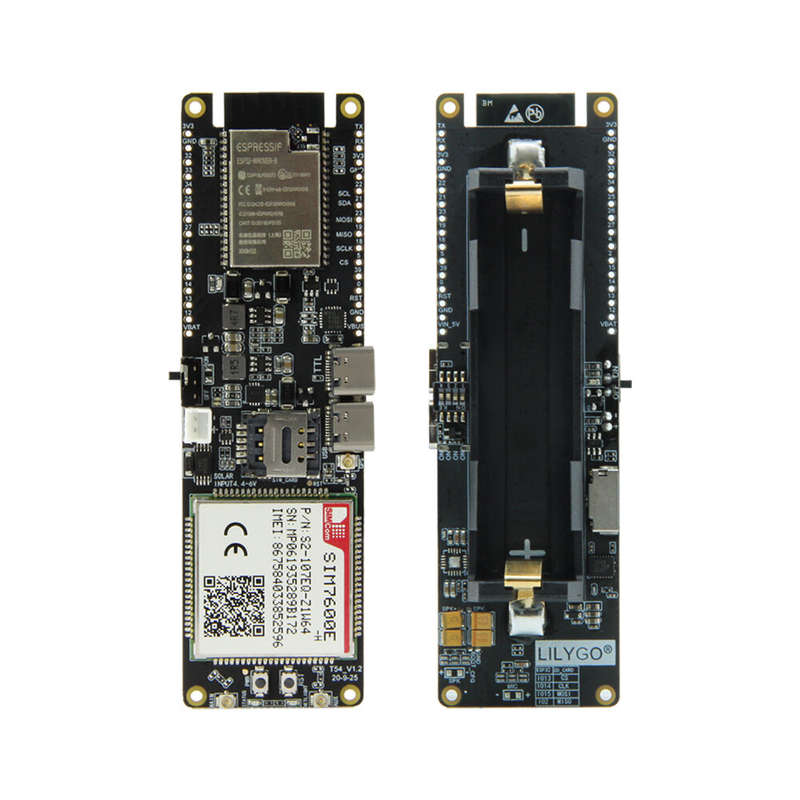 LILYGO TTGO T-SIM7600E-H ESP32 LTE Cat4/1 4G SIM7600G-H R2 Module ESP32-WROVER WiFi BLE 18560 Batter