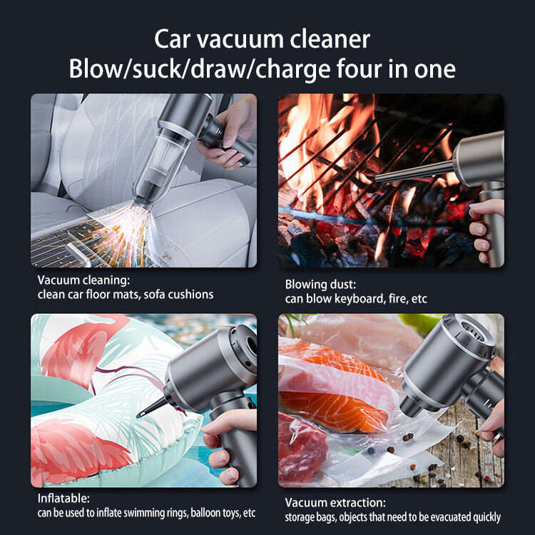 Suitu 16000Pa Cordless Car Vacuum Cleaner 3 Speed Adjustable Brushless With Power Display Brushless