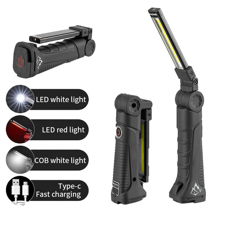 Portable Multi-Source Outdoor Work Light Rechargeable Car Repair Lamp with High Battery Life for Mai